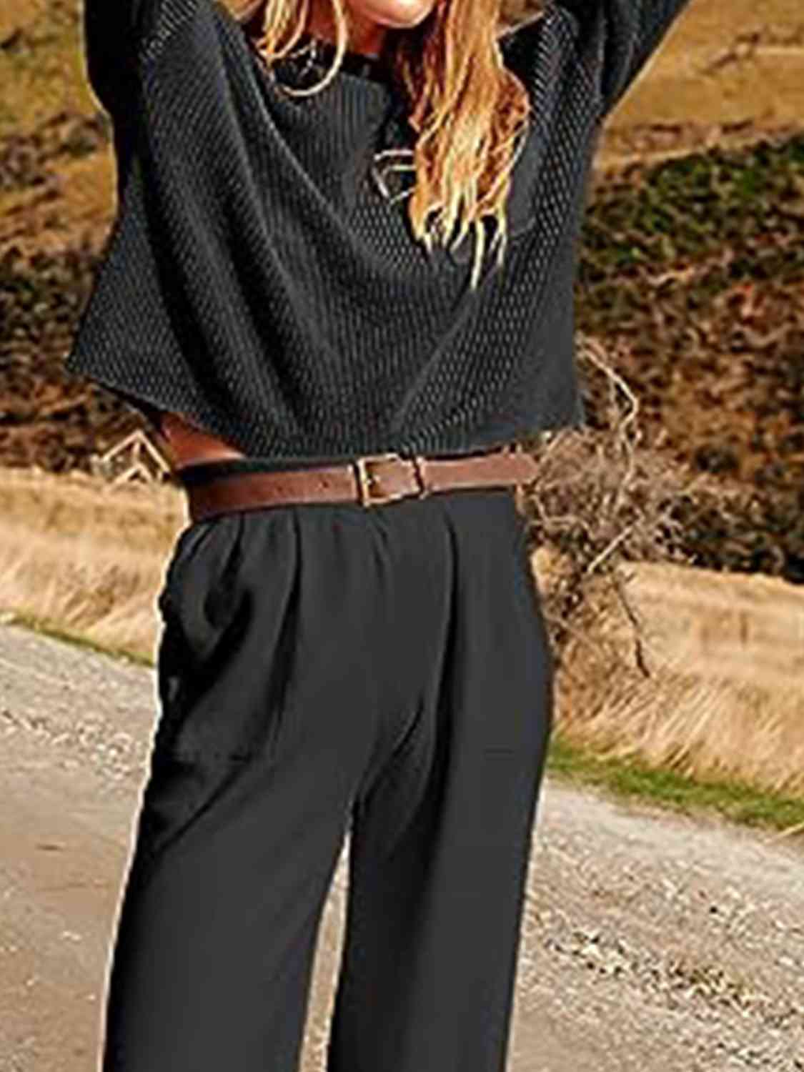 Knit Top and Joggers Set - AllIn Computer