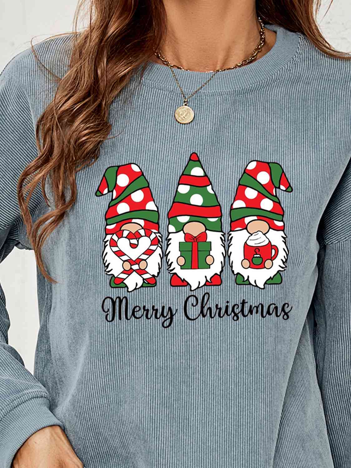 MERRY CHRISTMAS Graphic Sweatshirt - AllIn Computer
