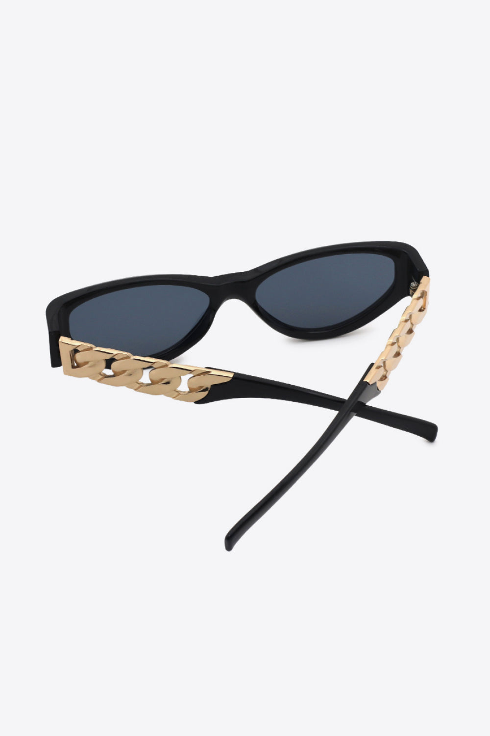 Chain Detail Temple Cat Eye Sunglasses - AllIn Computer
