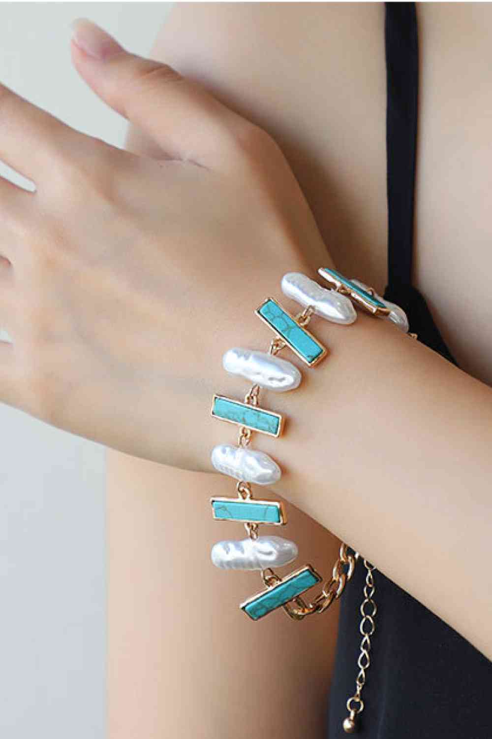 Turquoise Alloy Bracelet | Jewelry | bracelet, Jewelry, Ken, Ship From Overseas | Trendsi