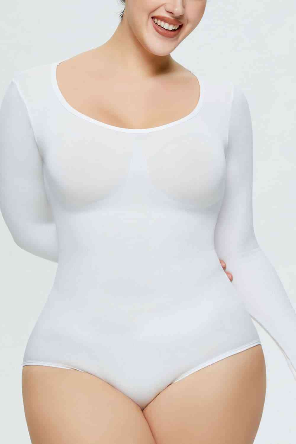 Long Sleeve Shaping Bodysuit - AllIn Computer