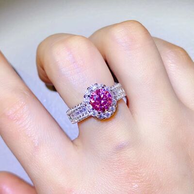 1 Carat Moissanite 925 Sterling Silver Ring - AllIn Computer