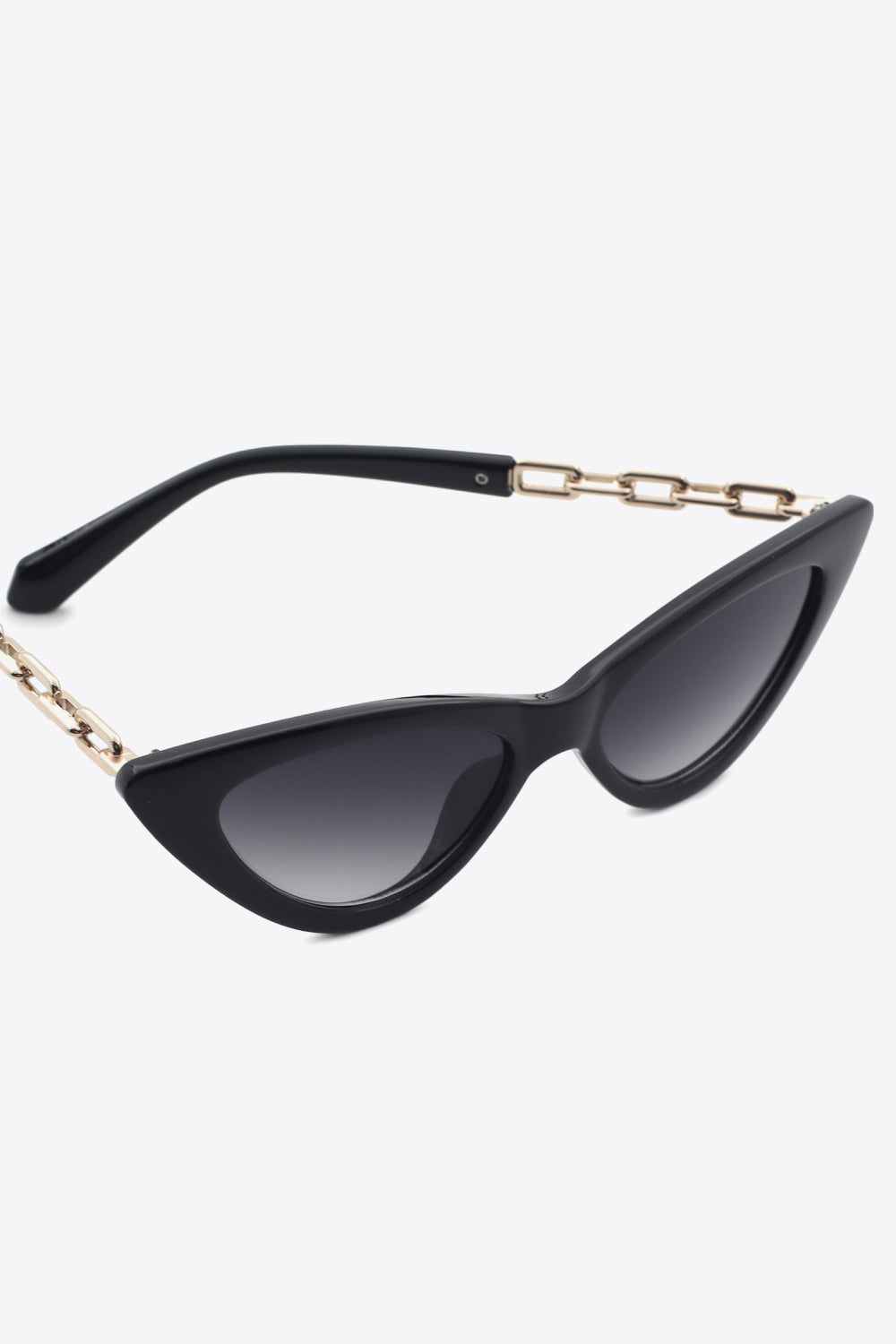 Chain Detail Cat-Eye Sunglasses - AllIn Computer