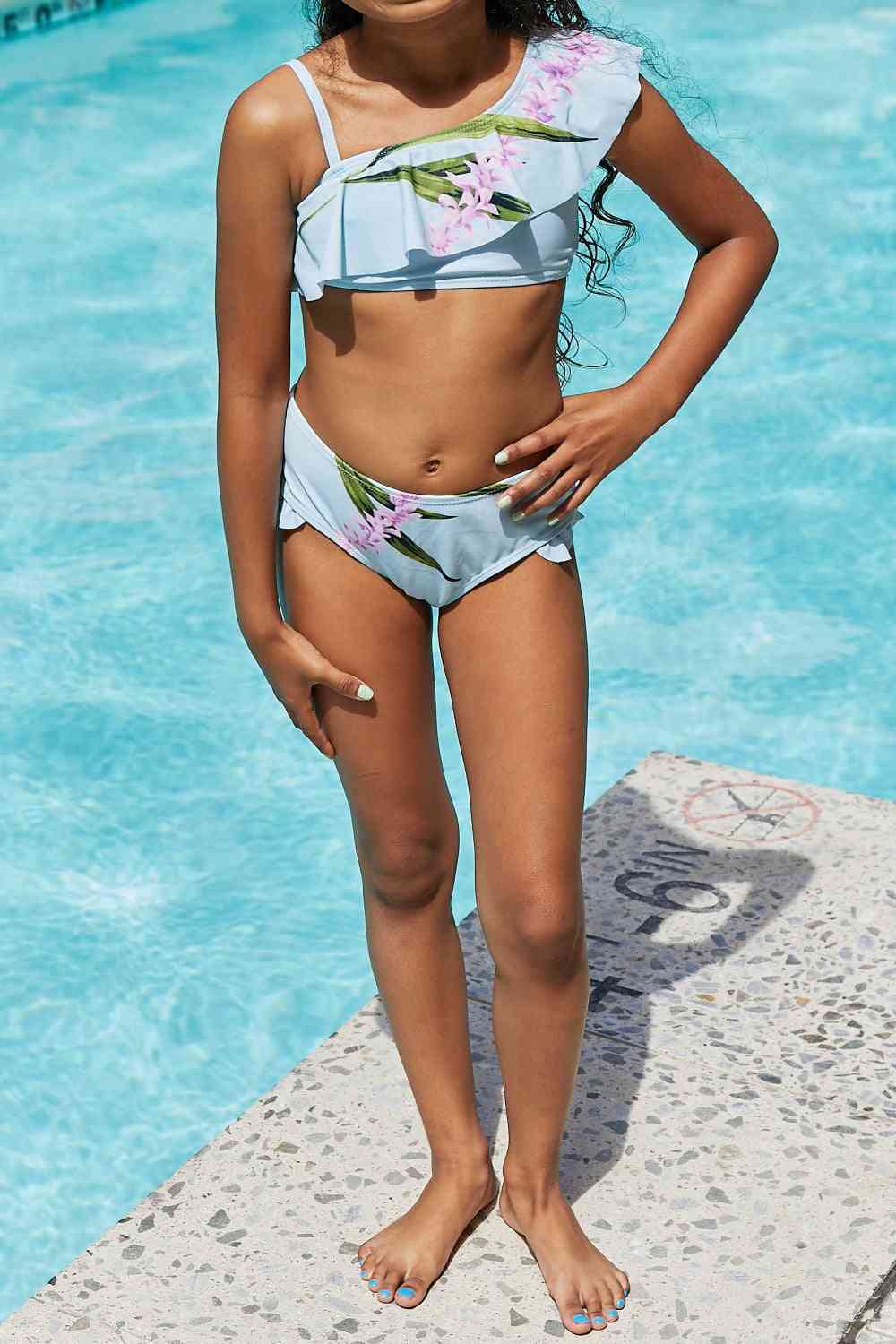 Marina West Swim Vacay Mode Two-Piece Swim Set in Pastel Blue - AllIn Computer
