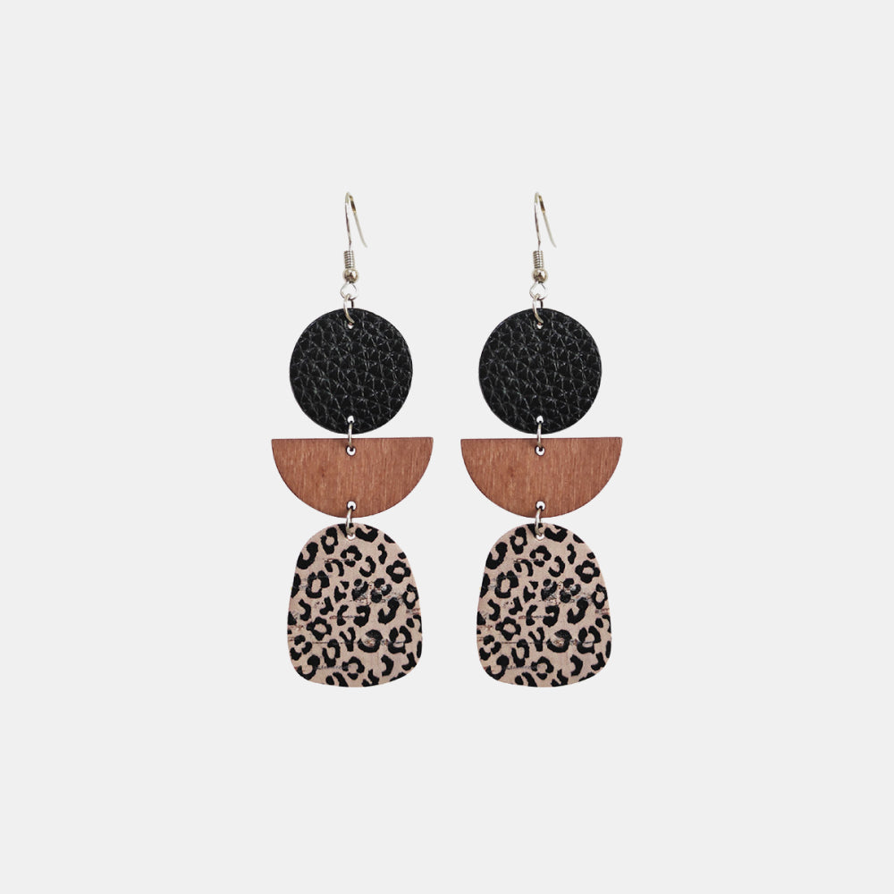 Geometrical Shape Dangle Earrings - AllIn Computer