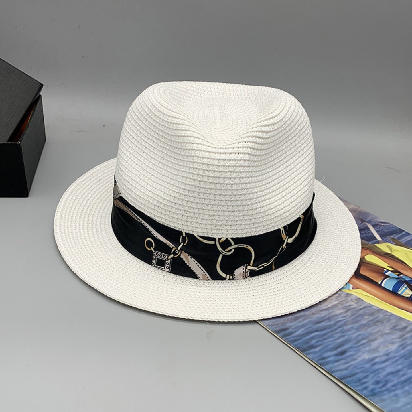 Short Brim Jute Cloth Hat - AllIn Computer