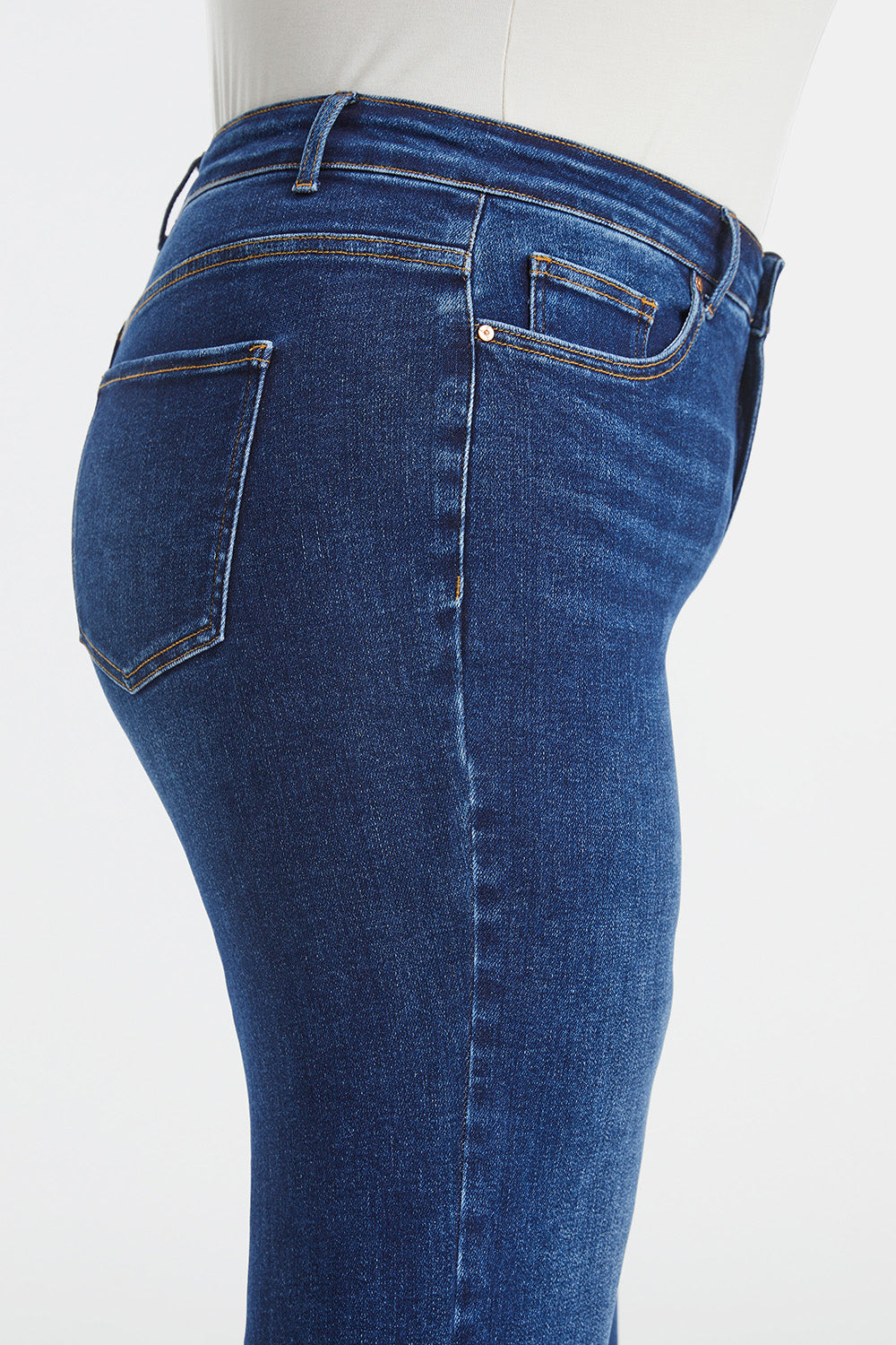 BAYEAS Full Size High Waist Cat's Whisker Wide Leg Jeans - AllIn Computer
