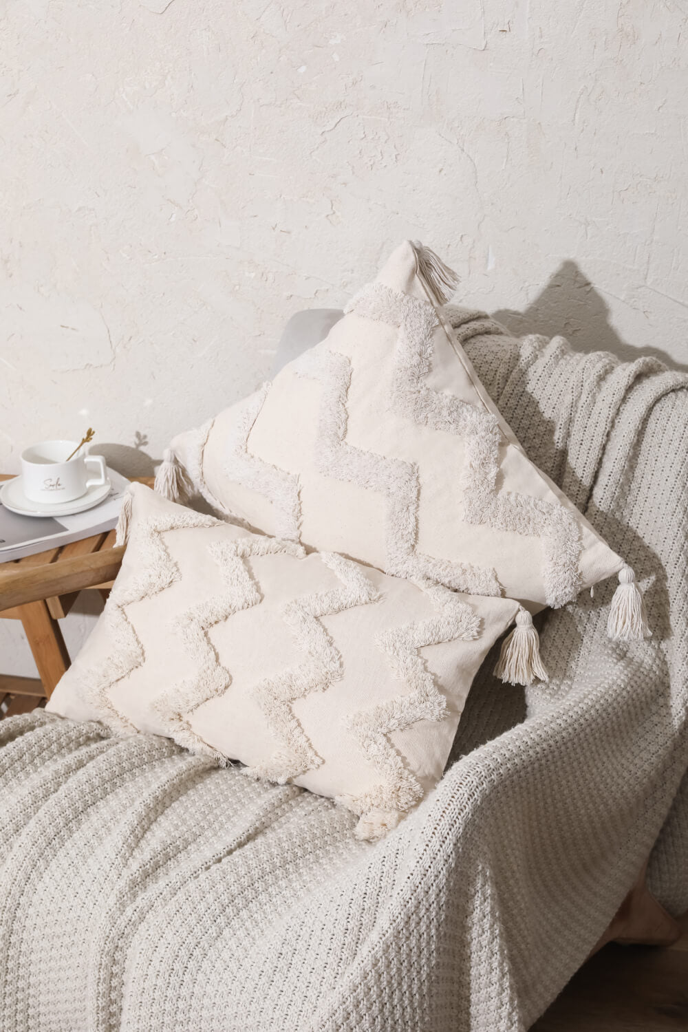 Fringe Decorative Throw Pillow Case - AllIn Computer