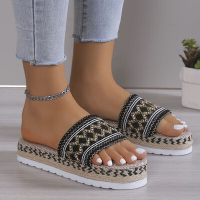 Open Toe Platform Sandals - AllIn Computer