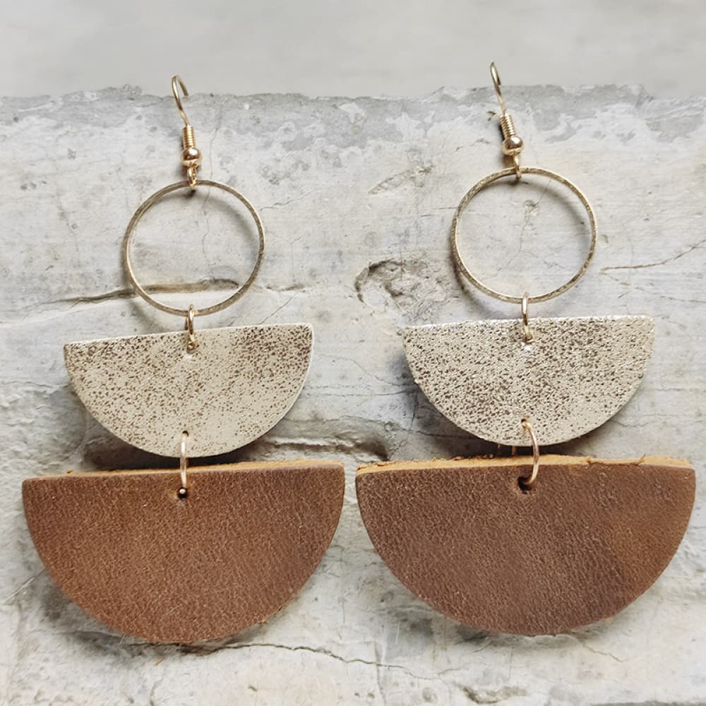 Geometrical Shape Dangle Earrings - AllIn Computer