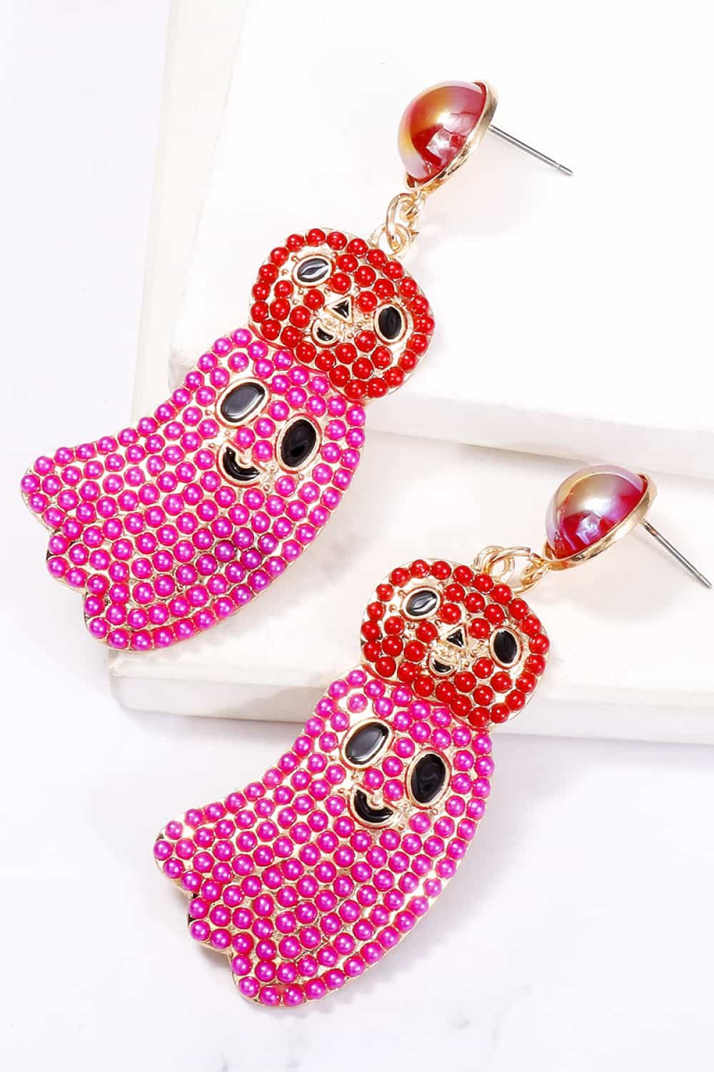 Halloween Ghost Shape Dangle Earrings - AllIn Computer