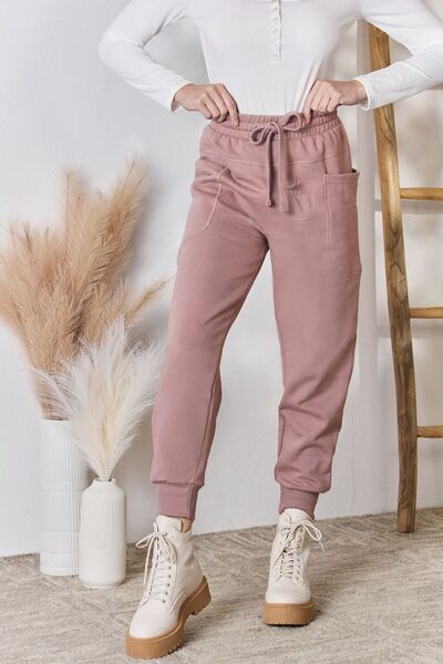 RISEN Drawstring Pocketed Joggers - AllIn Computer