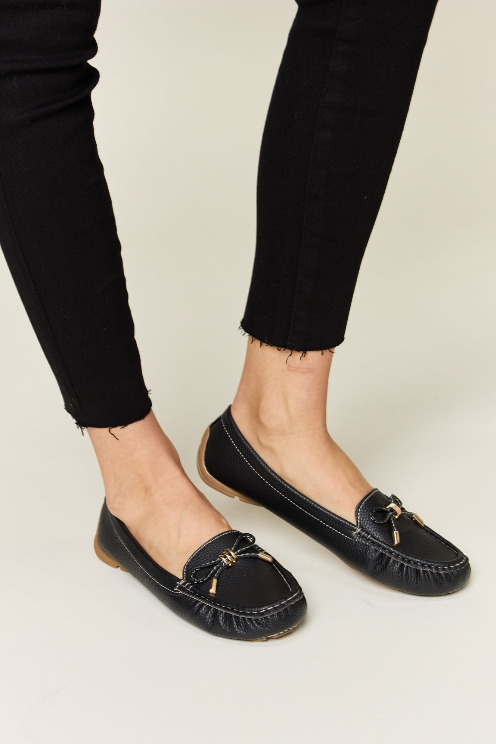 Forever Link Slip On Bow Flats Loafers - AllIn Computer