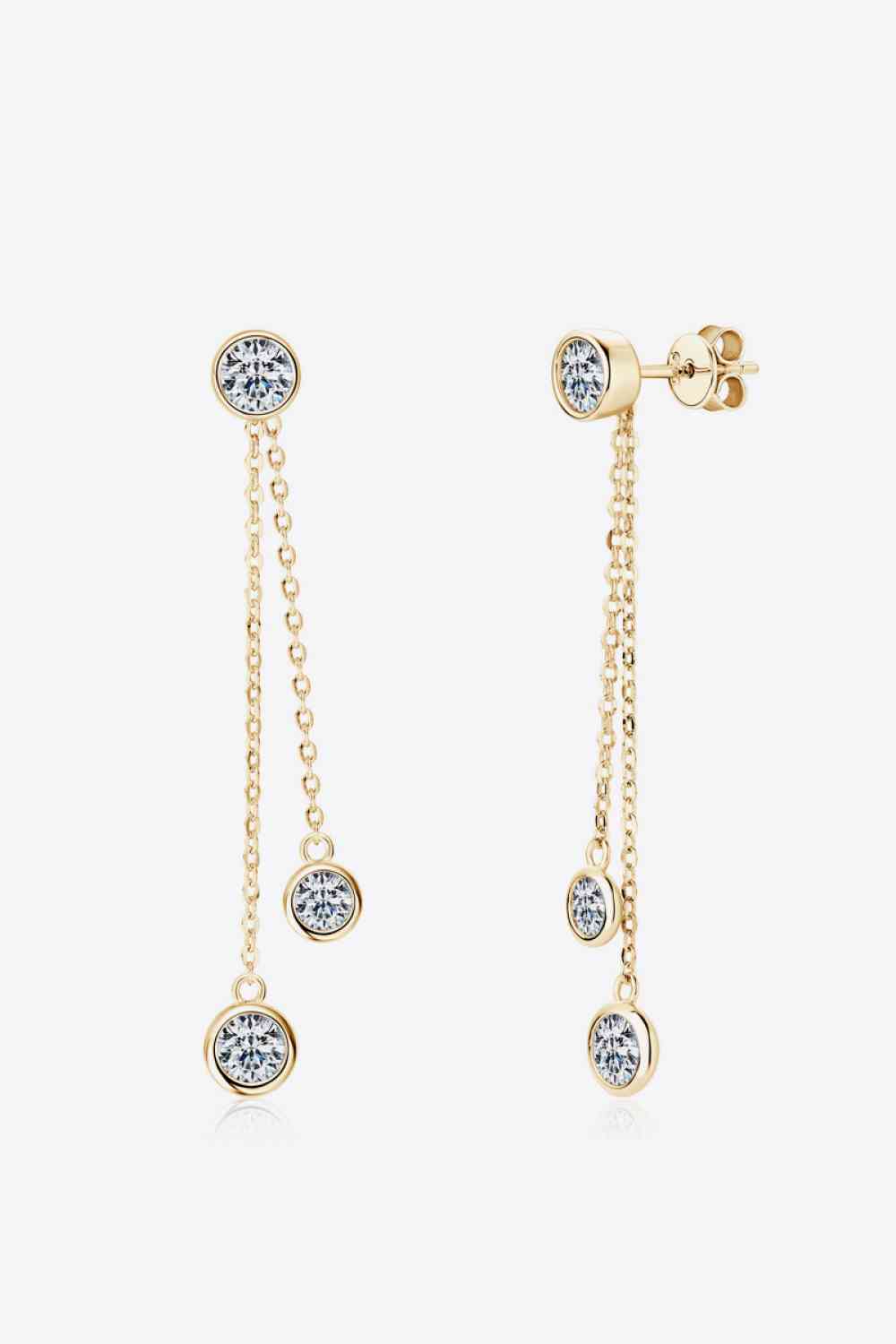2.6 Carat Moissanite 925 Sterling Silver Earrings - AllIn Computer