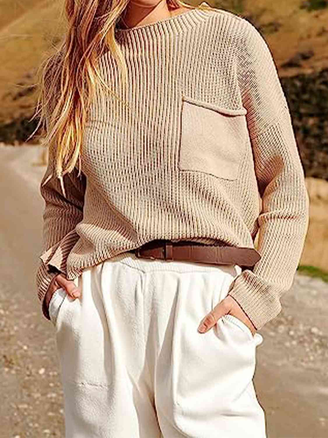 Knit Top and Joggers Set - AllIn Computer