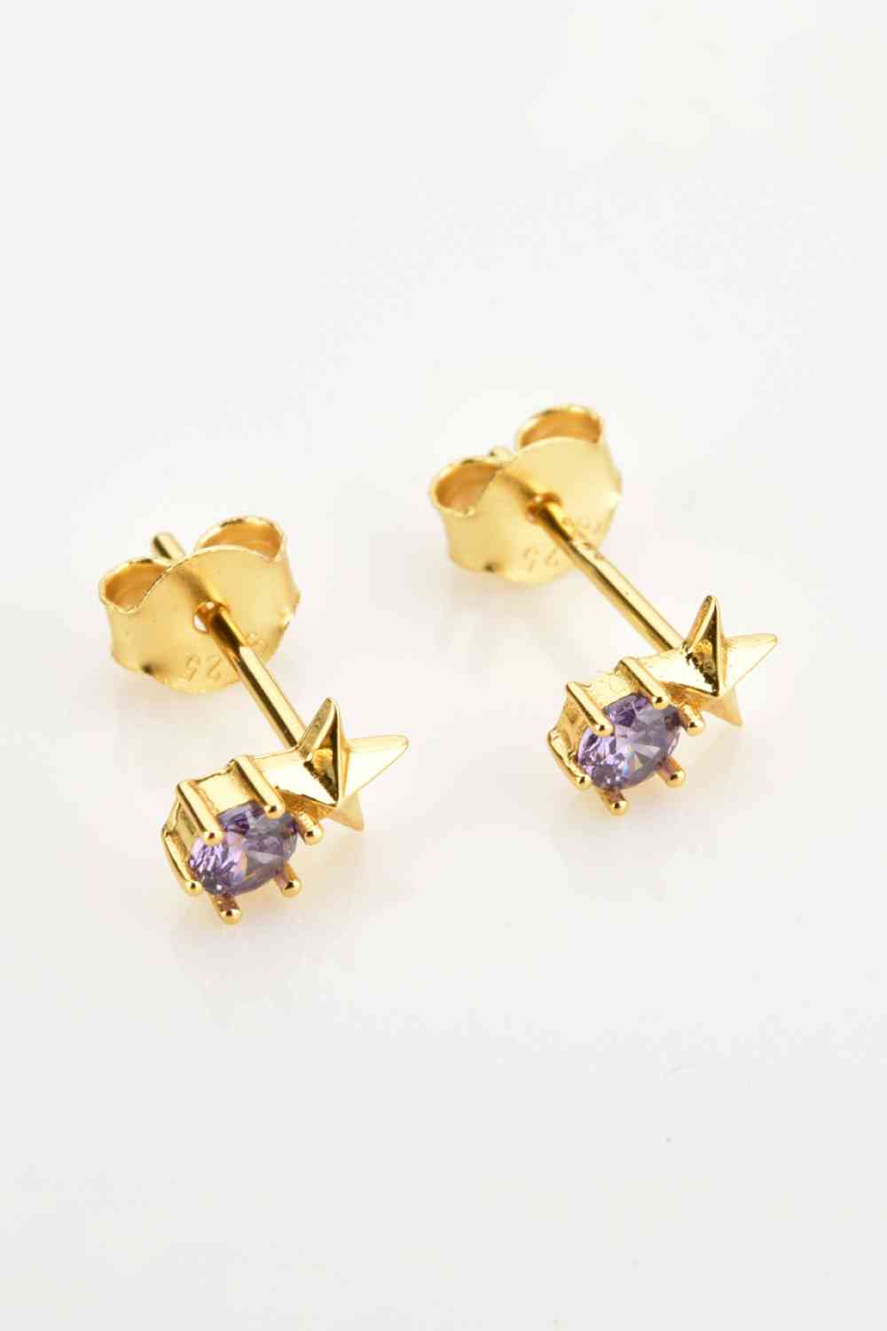 Zircon Star Stud Earrings - AllIn Computer