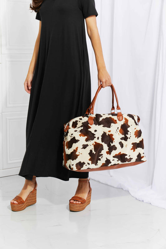 Animal Print Plush Weekender Bag - AllIn Computer