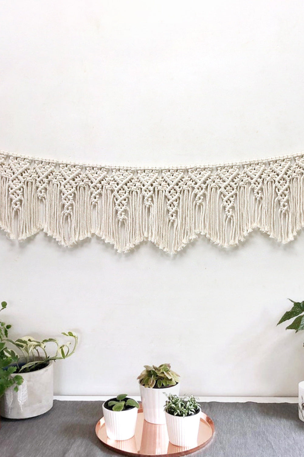 Macrame Fringe Hanging Wall Decor - AllIn Computer