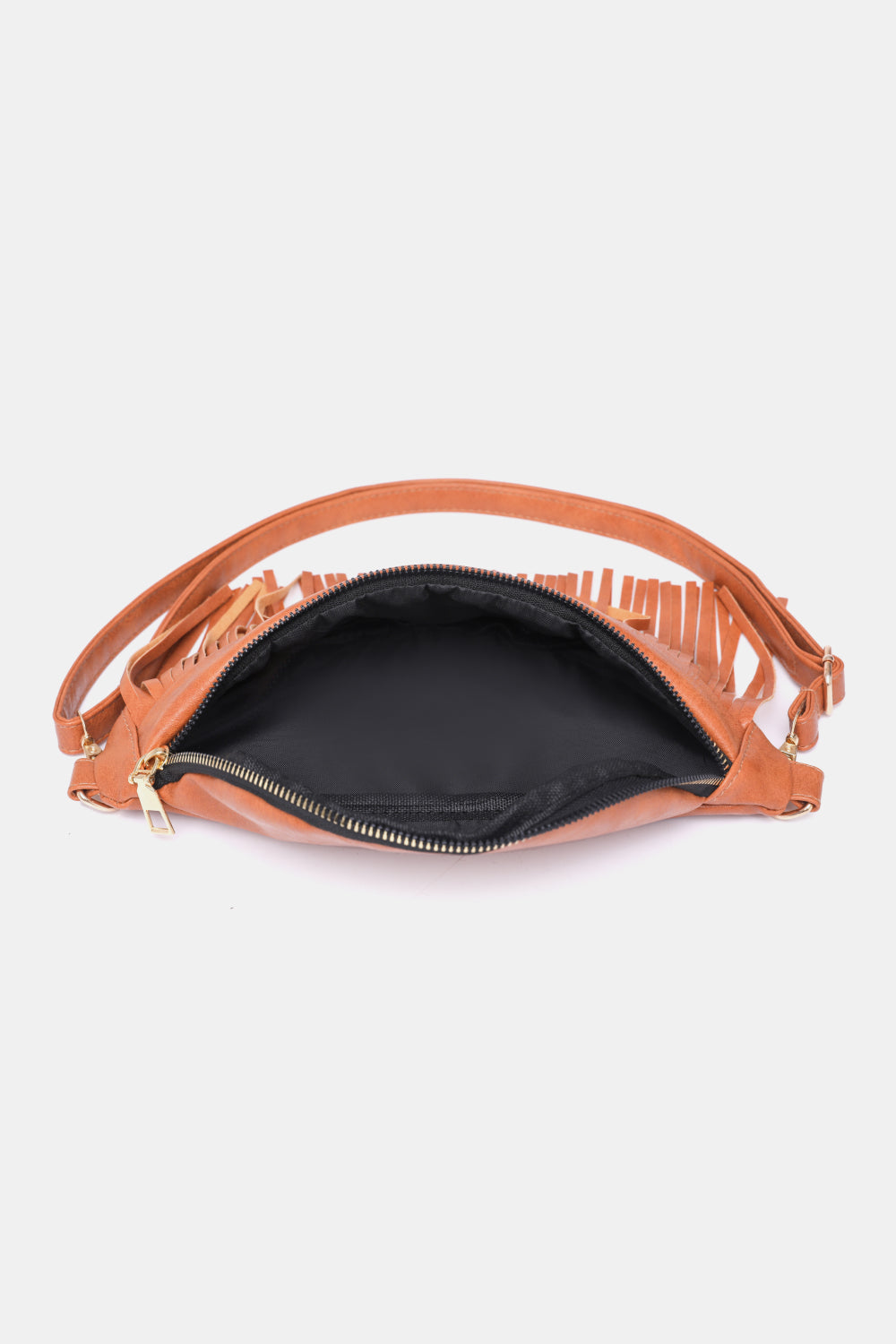 Fringed PU Leather Sling Bag - AllIn Computer