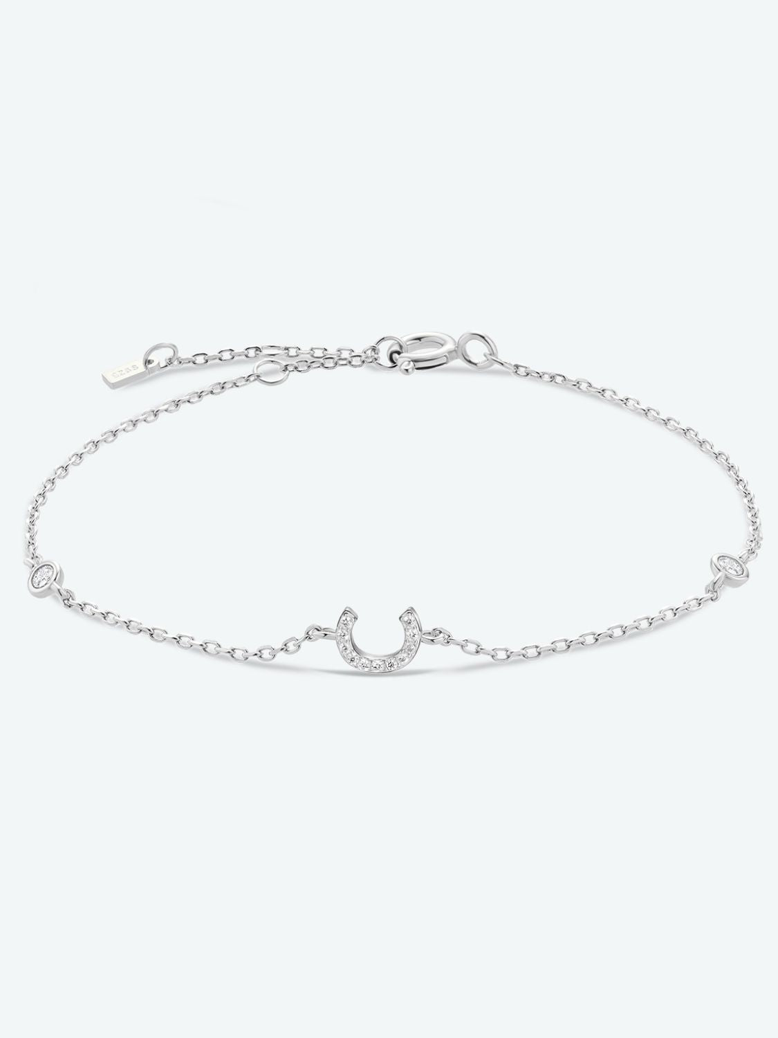 A To F Zircon 925 Sterling Silver Bracelet - AllIn Computer