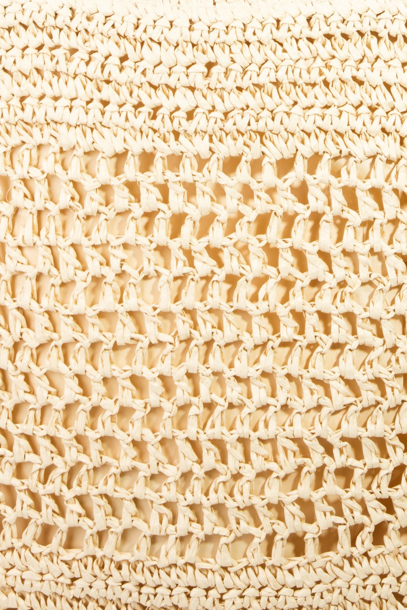 Fame Straw-Paper Crochet Tote Bag - AllIn Computer