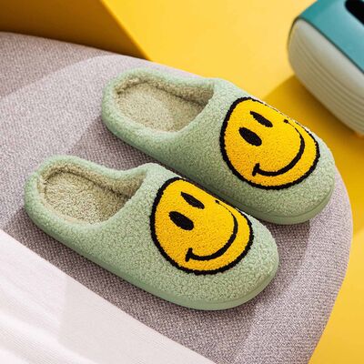 Melody Smiley Face Slippers - AllIn Computer