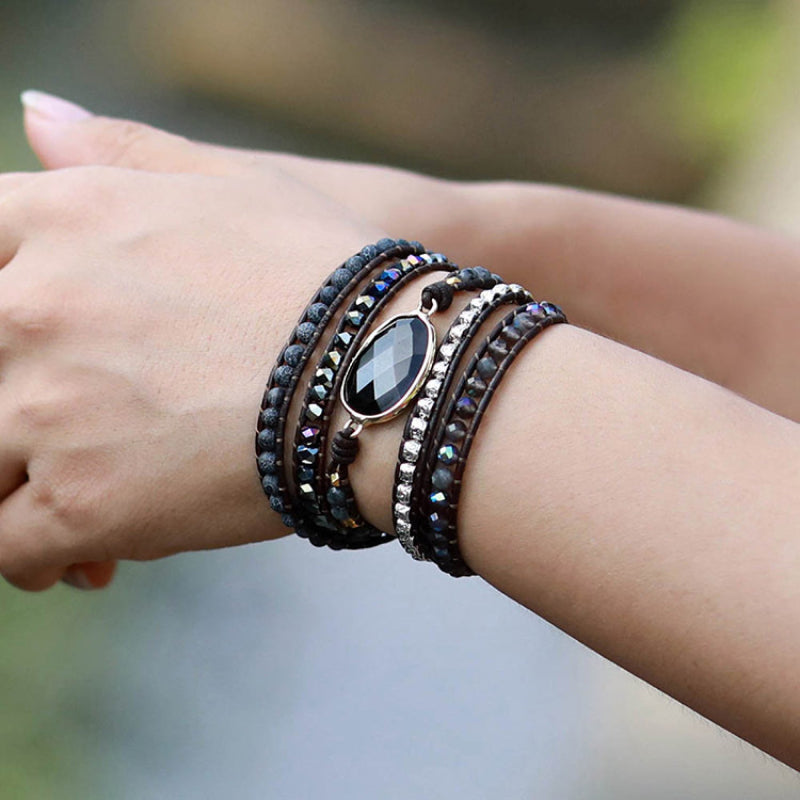 Agate Beaded Bracelet - AllIn Computer