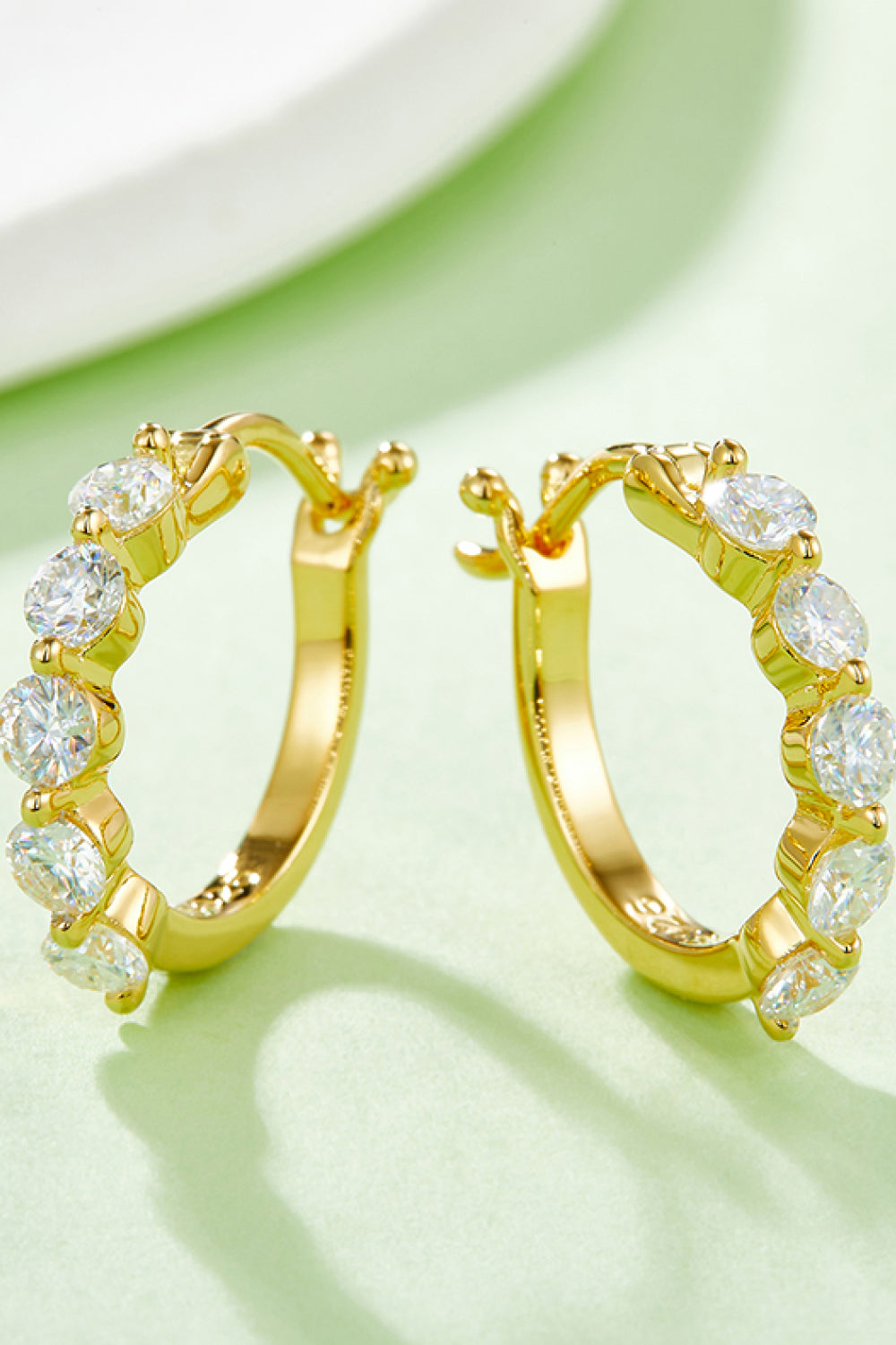 Adored 1 Carat Moissanite 925 Sterling Silver Earrings - AllIn Computer