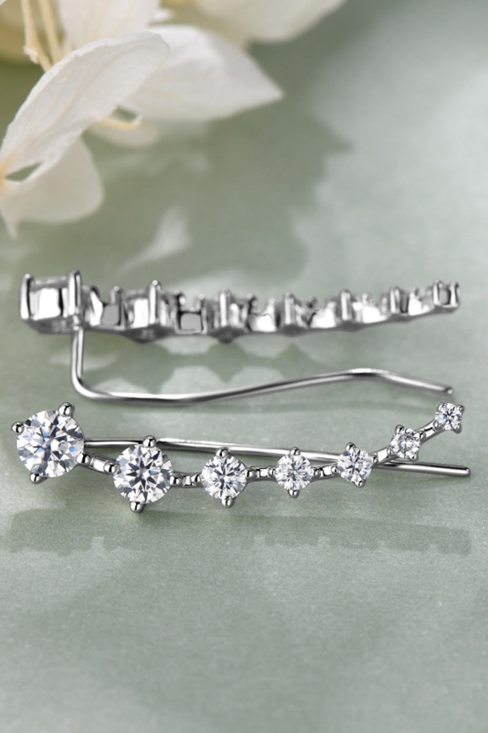 1.9 Carat Moissanite 925 Sterling Silver Earrings - AllIn Computer