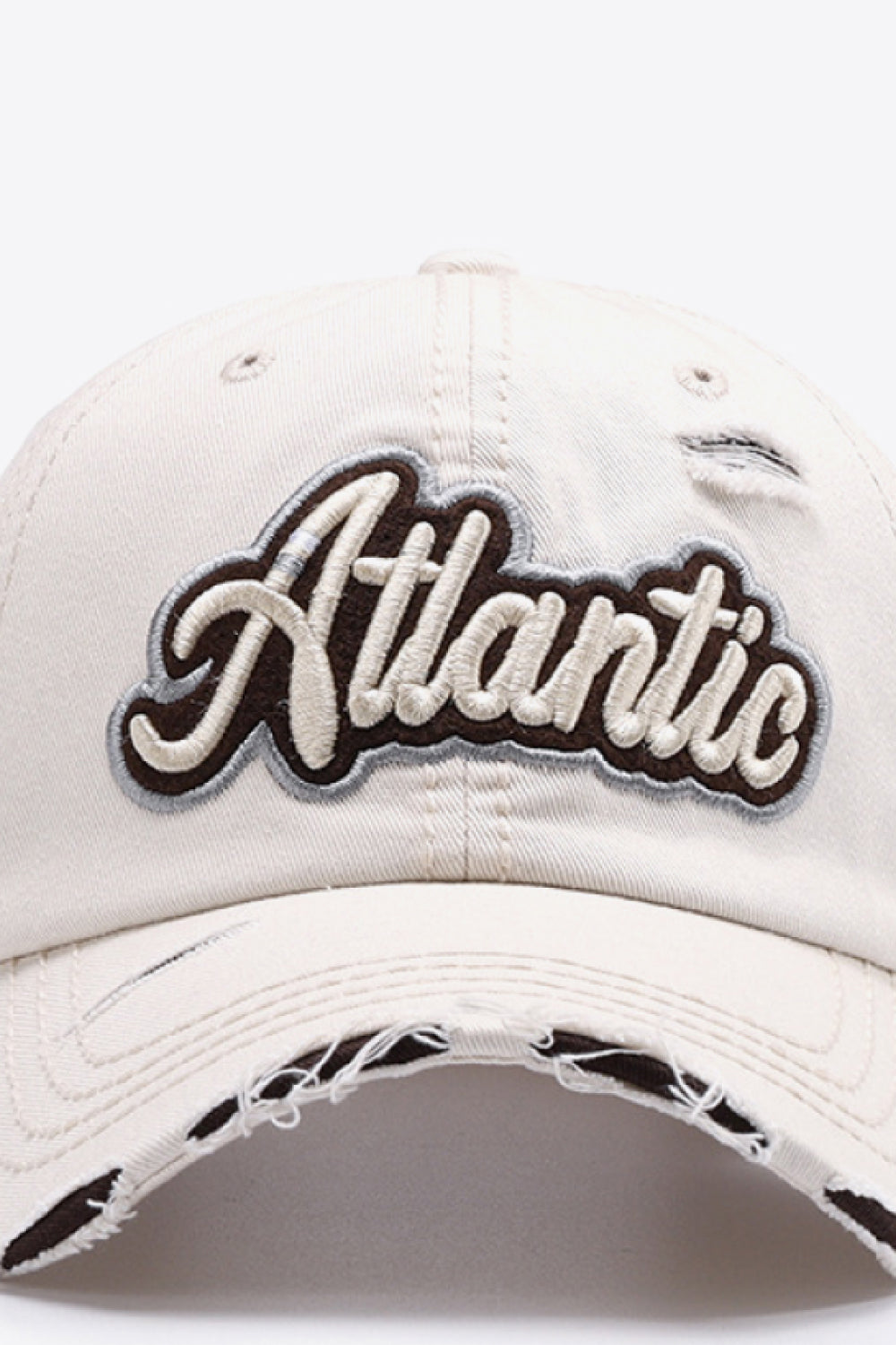 ATLANTIC Graphic Distressed Baseball Cap - AllIn Computer