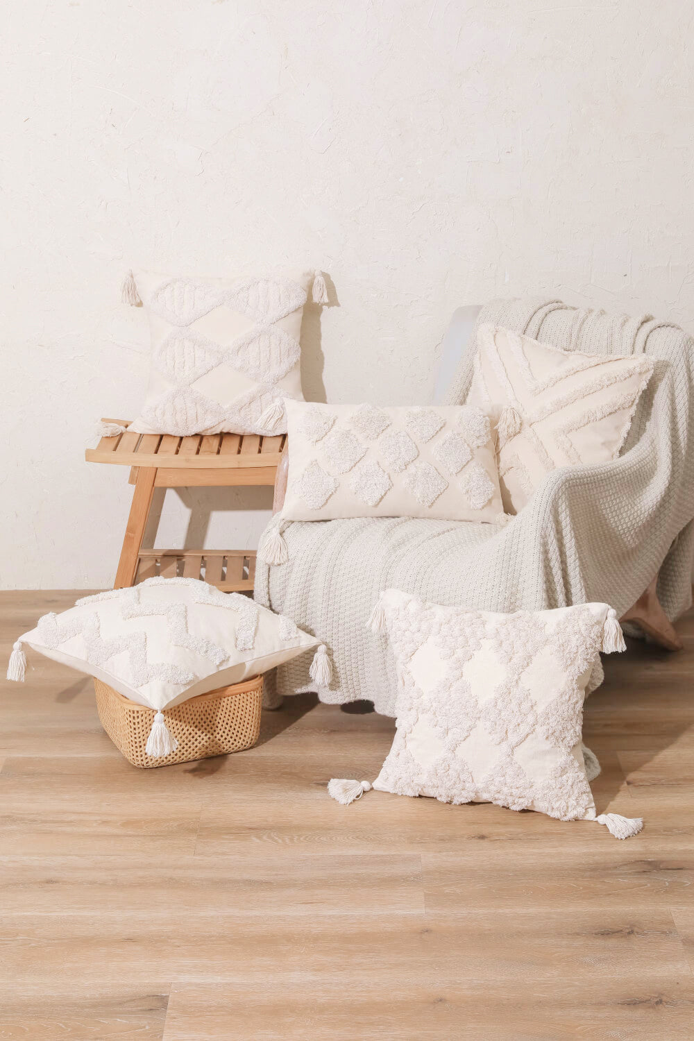Fringe Decorative Throw Pillow Case - AllIn Computer