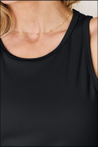 Basic Bae Full Size Round Neck Racerback Tank - AllIn Computer