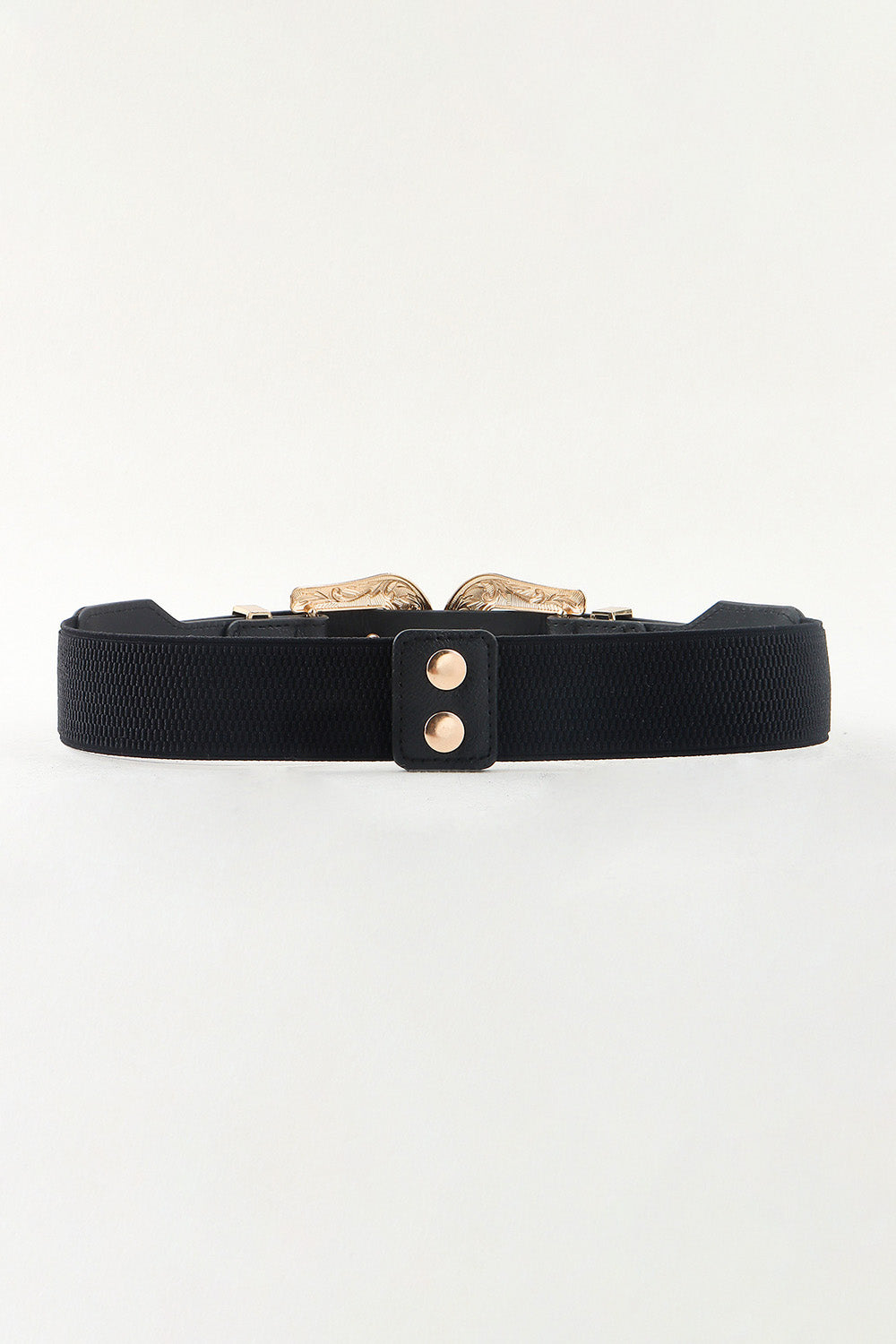 Symmetrical Zinc Alloy Buckle PU Leather Belt - AllIn Computer