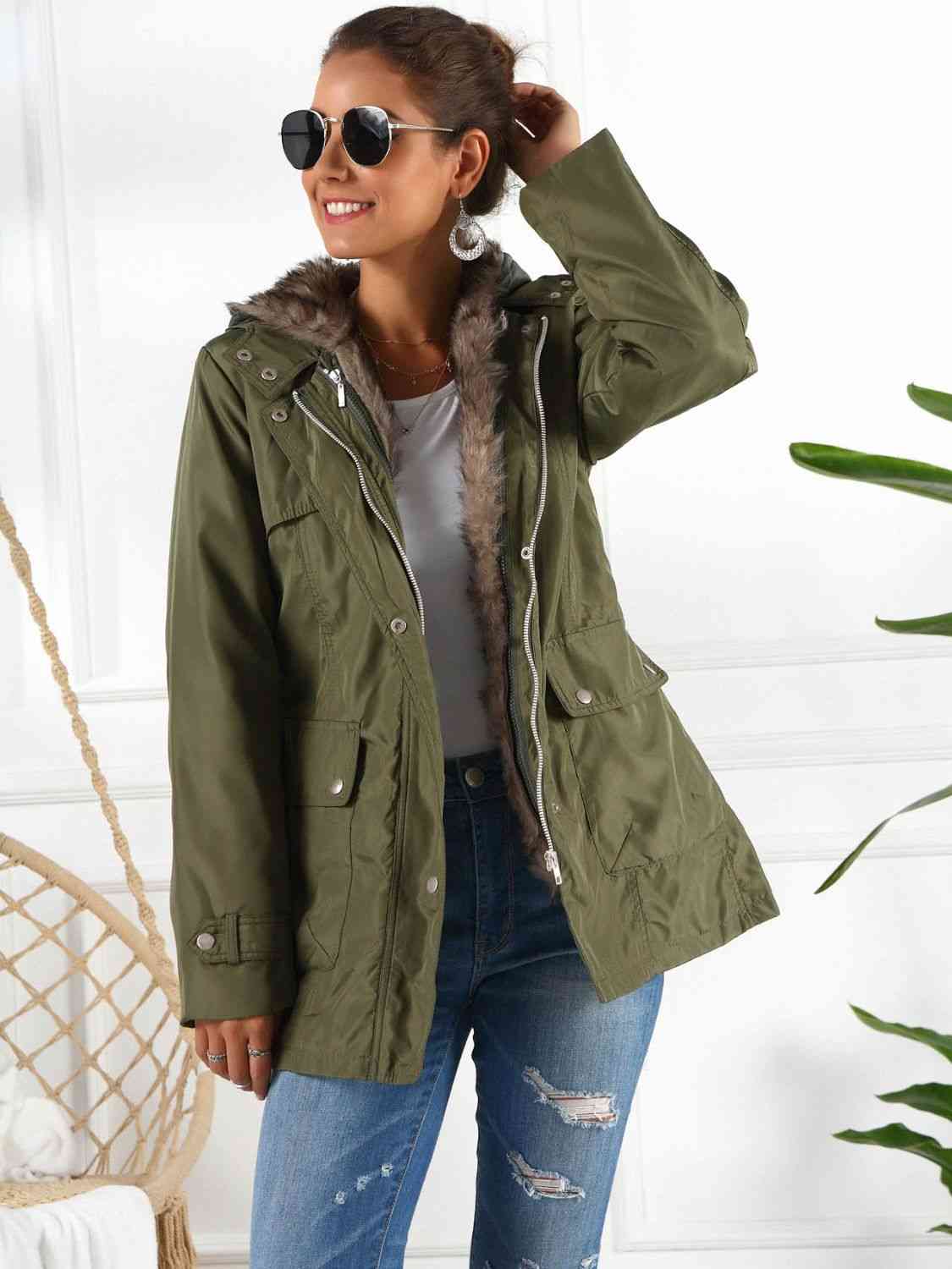 Full Size Hooded Jacket with Detachable Liner (Three-Way Wear) - AllIn Computer