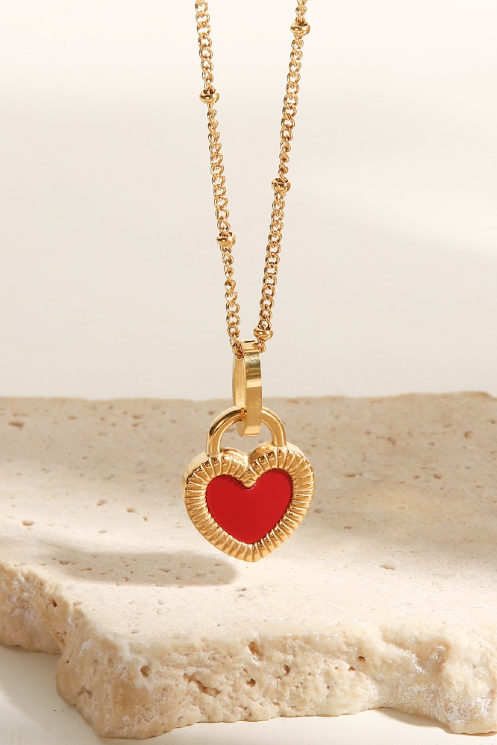 Stainless Steel Heart Pendant Necklace - AllIn Computer