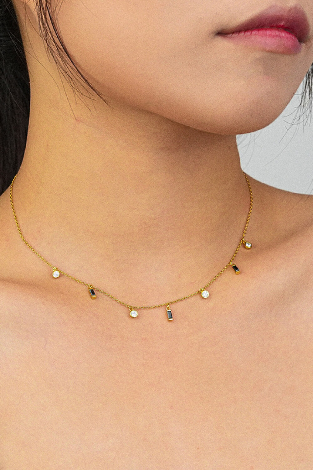 18K Gold Plated Multi-Charm Chain Necklace - AllIn Computer