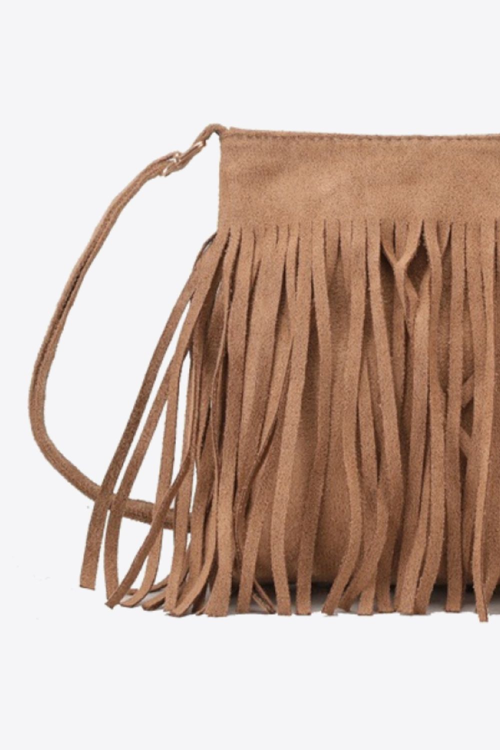 Adored PU Leather Crossbody Bag with Fringe - AllIn Computer