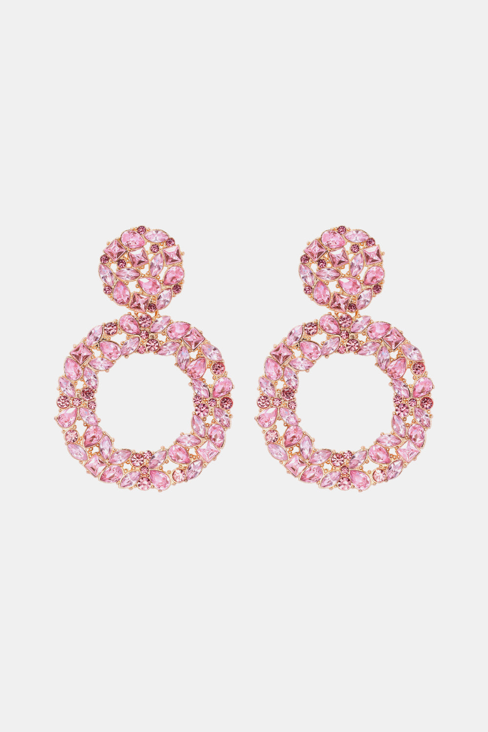 Round Shape Acrylic Dangle Earrings - AllIn Computer