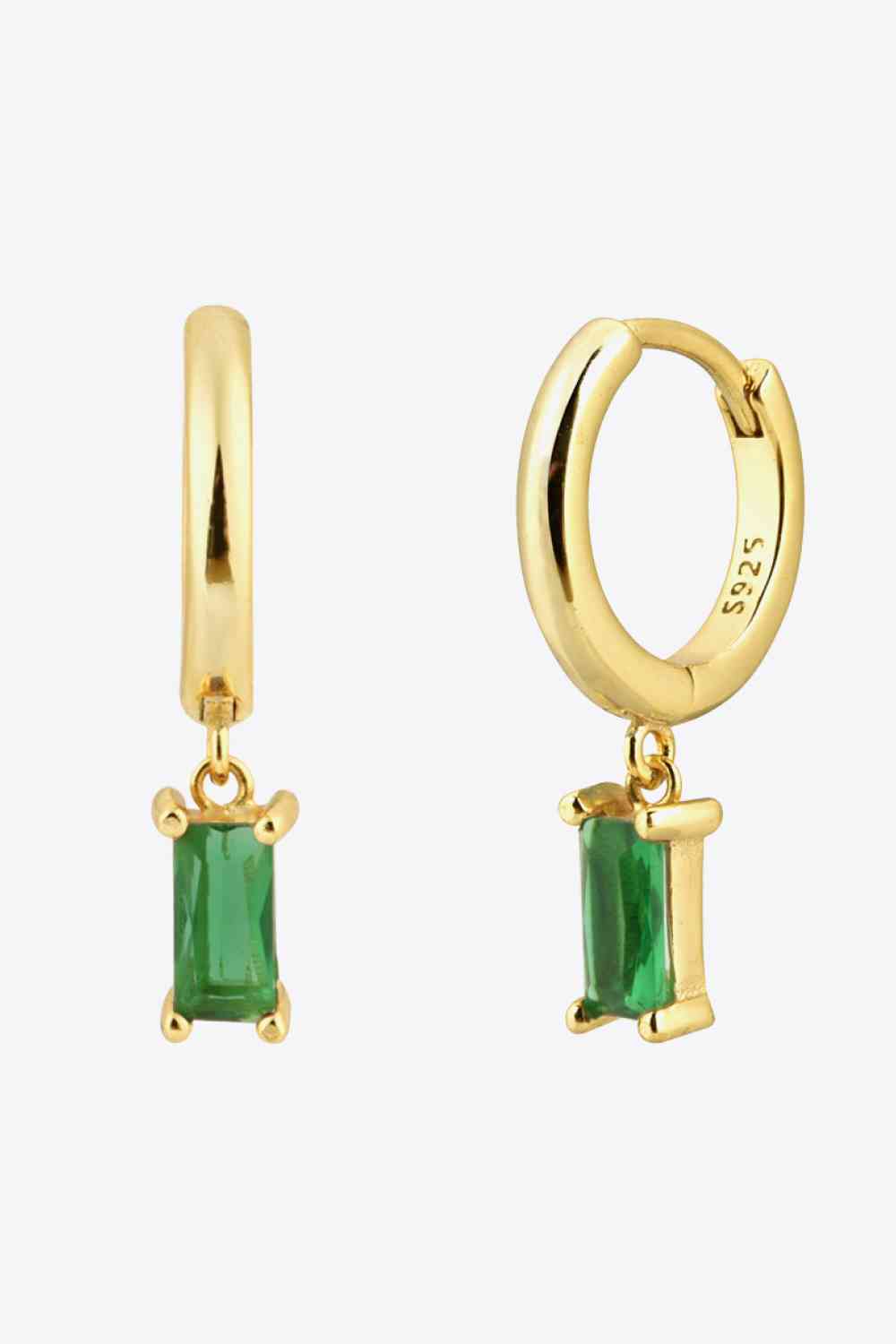 Zircon Huggie Drop Earrings - AllIn Computer
