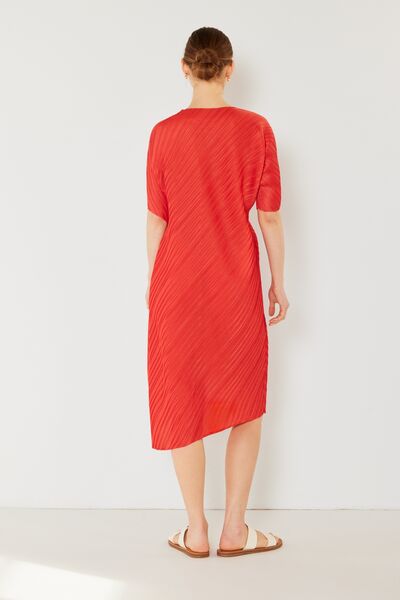 Marina West Swim Pleated Dolman Sleeve Dress - AllIn Computer
