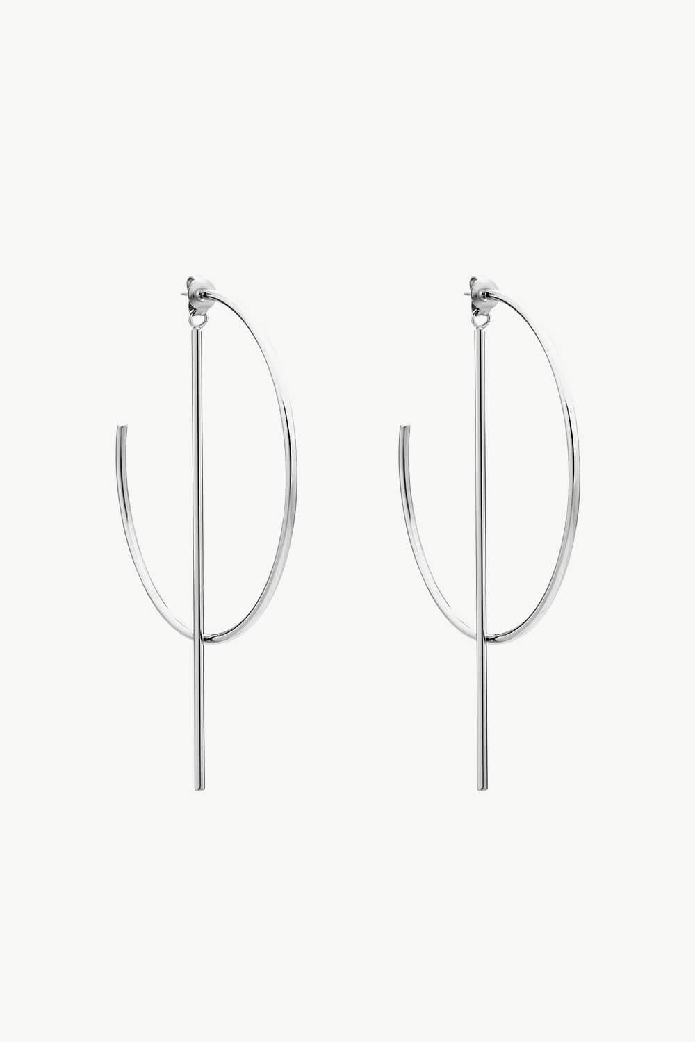 C-Hoop Stainless Steel Earrings - AllIn Computer