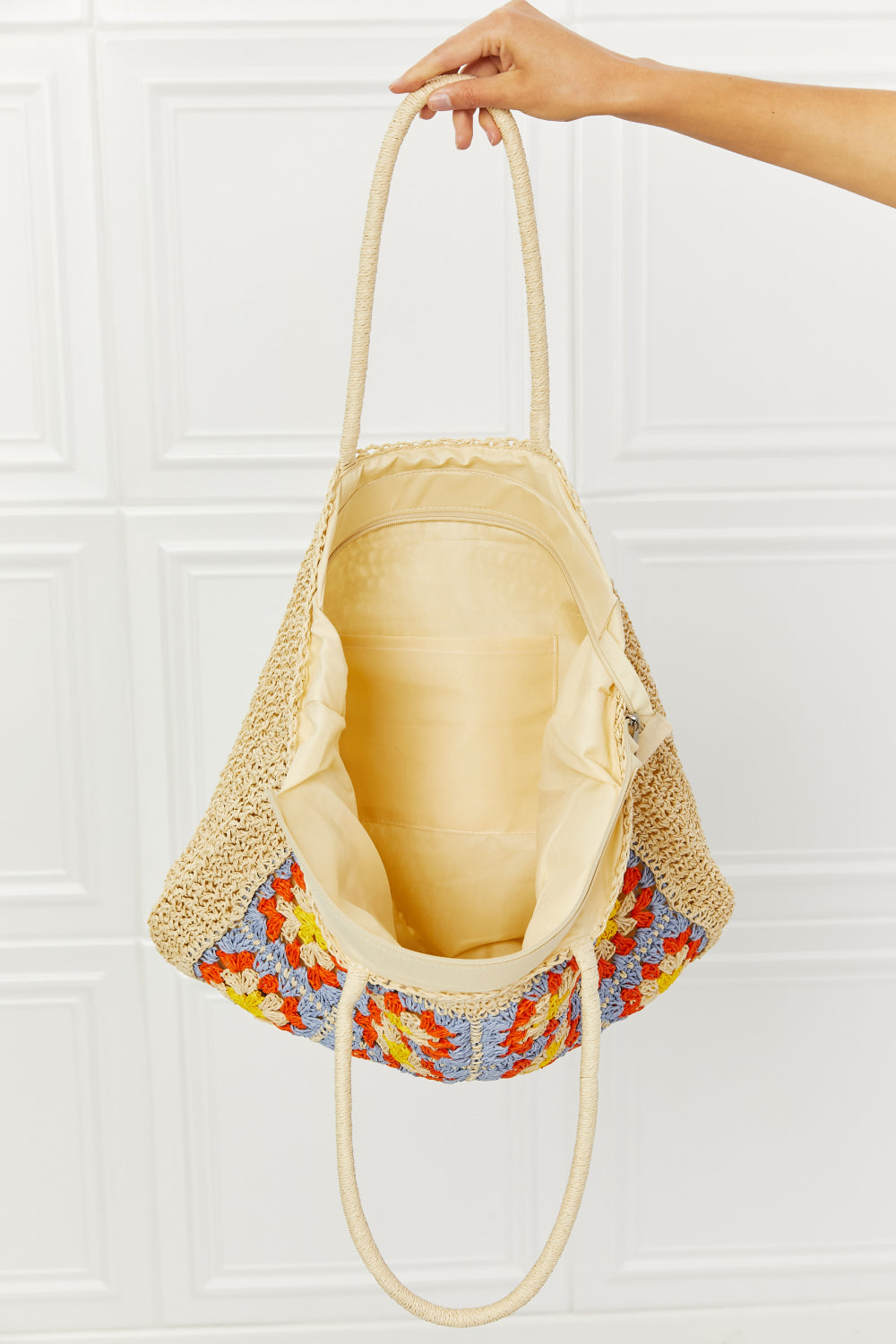 Fame Off The Coast Straw Tote Bag - AllIn Computer