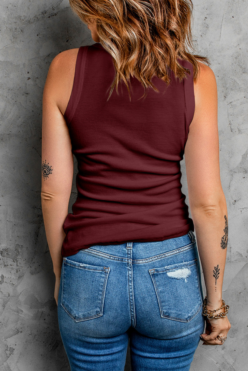 Round Neck Tank Top - AllIn Computer