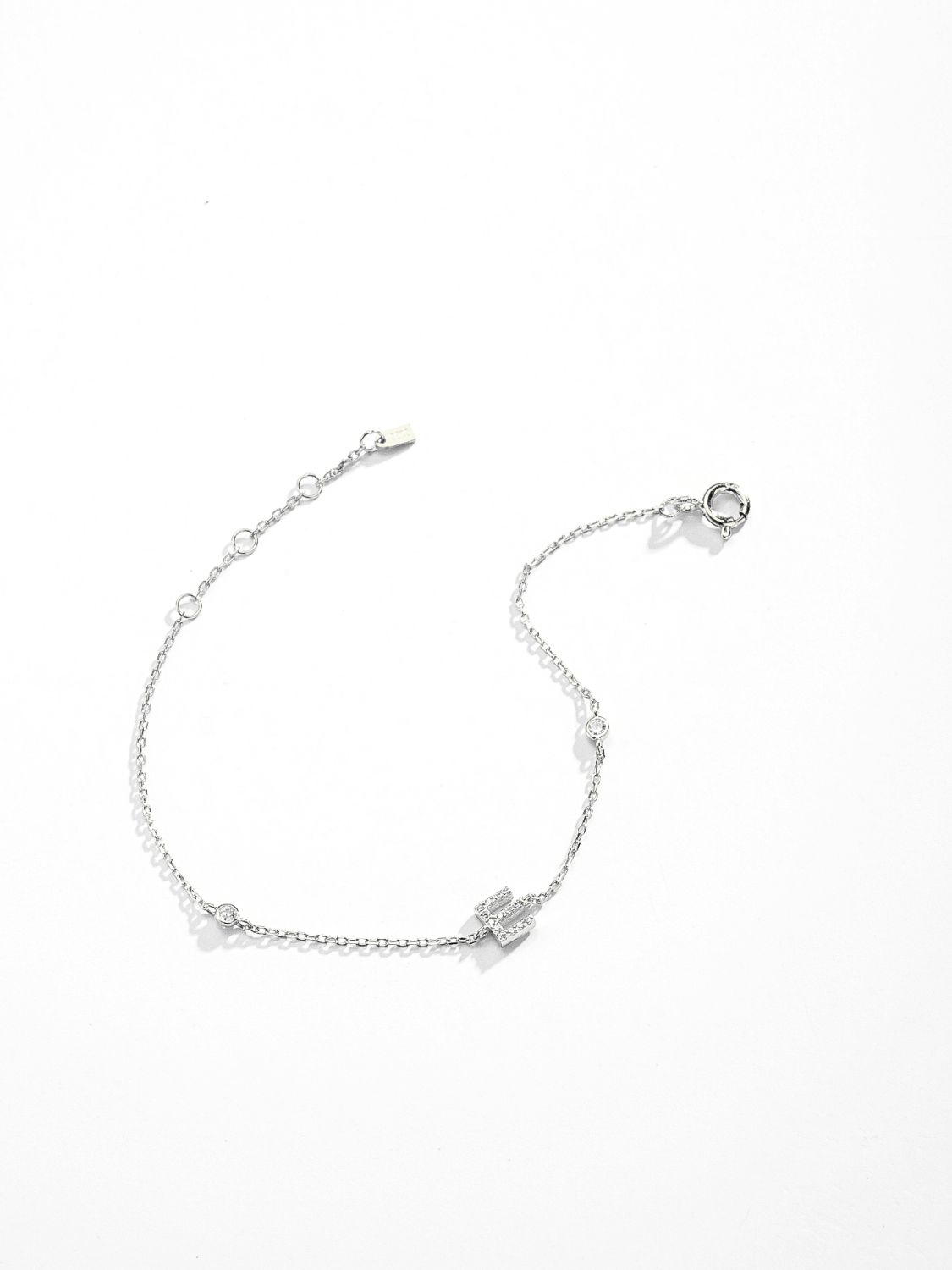 A To F Zircon 925 Sterling Silver Bracelet - AllIn Computer
