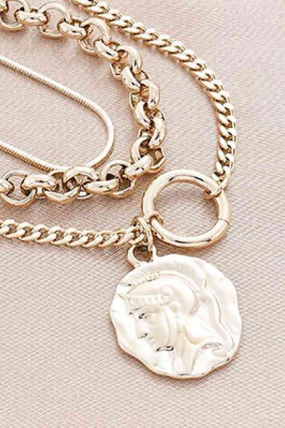 Figure Pendant Three-Piece Necklace Set - AllIn Computer