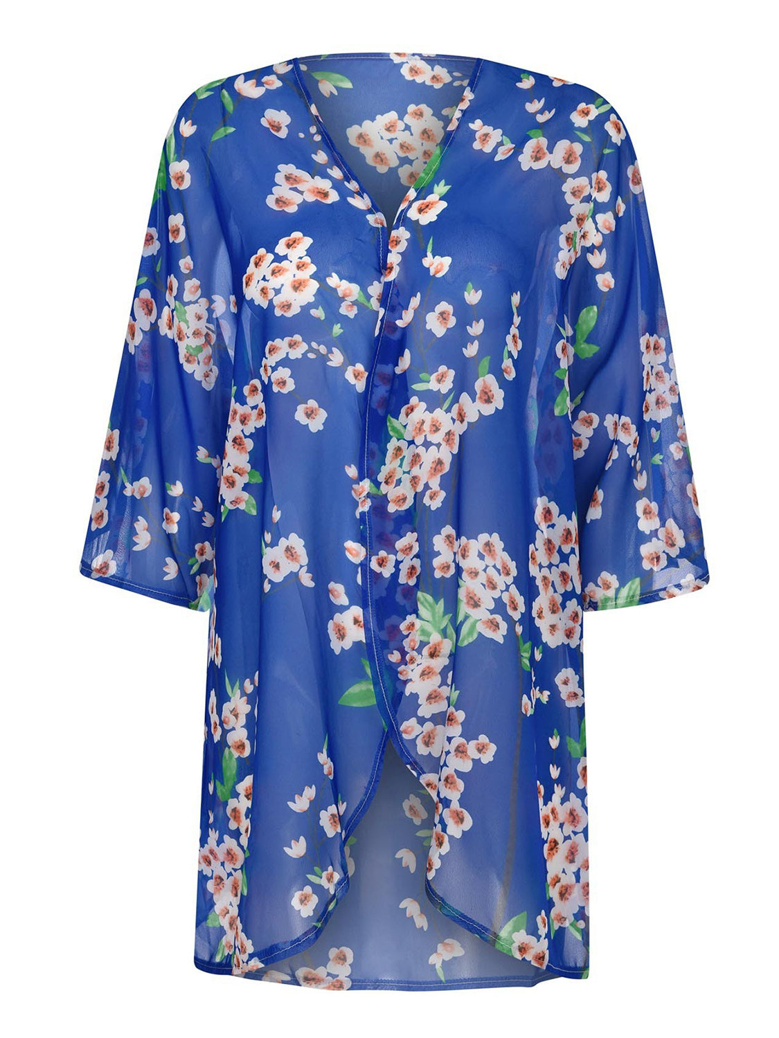 Open Front Half Sleeve Cover-Up - AllIn Computer