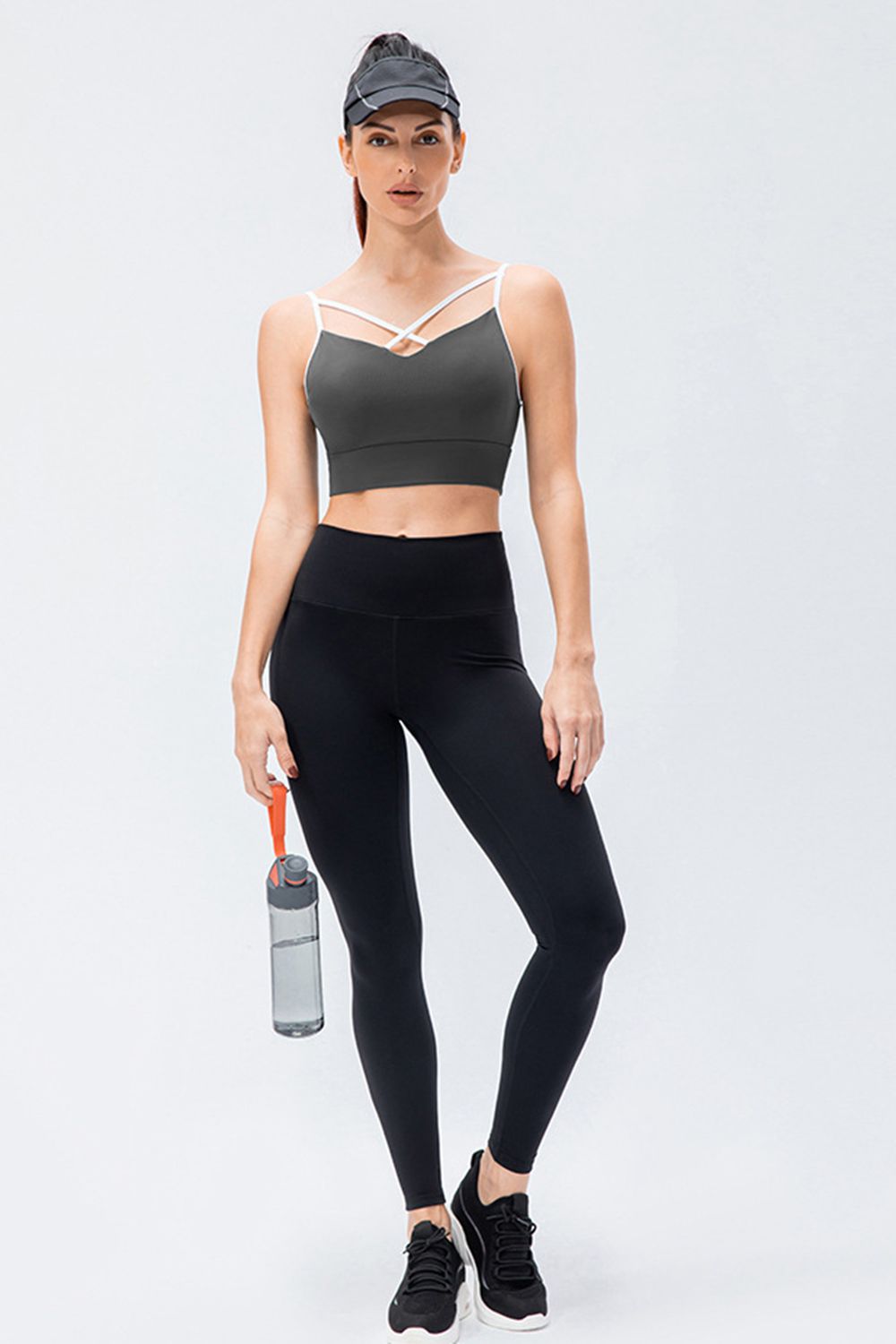Wide Waistband Slim Fit Active Leggings - AllIn Computer
