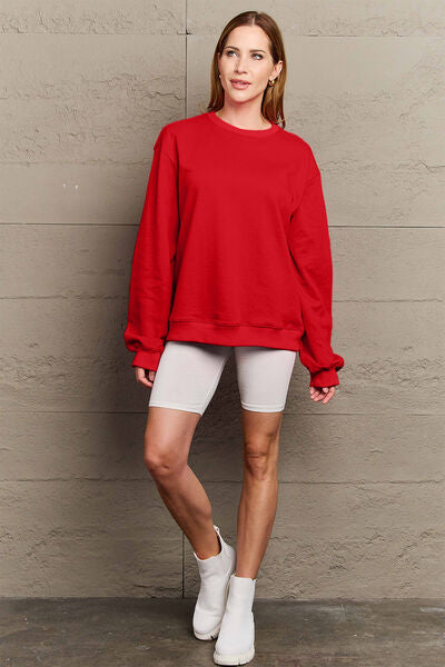 Simply Love Full Size IF I'M TOO MUCH THEN GO FIND LESS Round Neck Sweatshirt - AllIn Computer