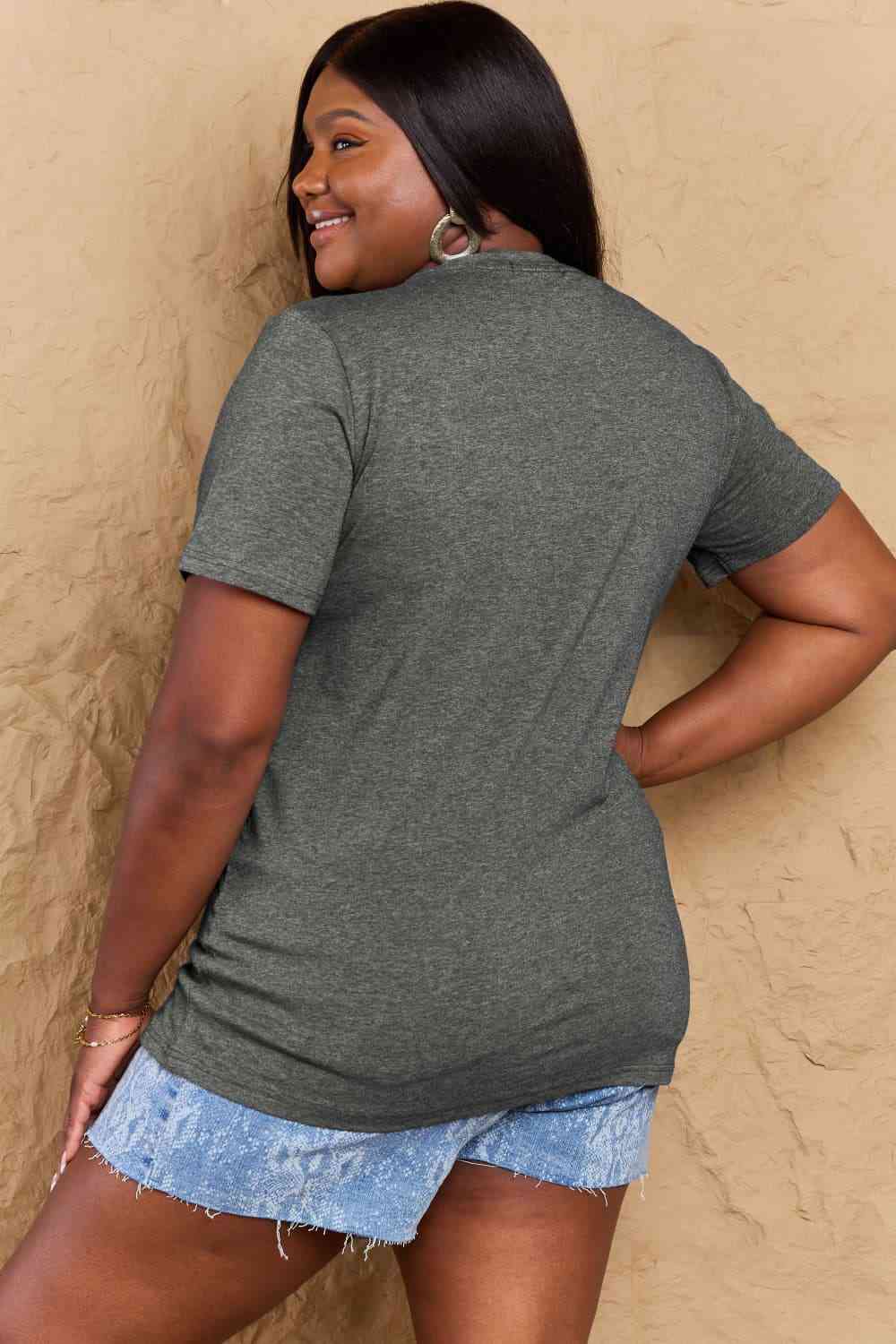 Simply Love Full Size TEACH LOVE INSPIRE Graphic Cotton T-Shirt - AllIn Computer