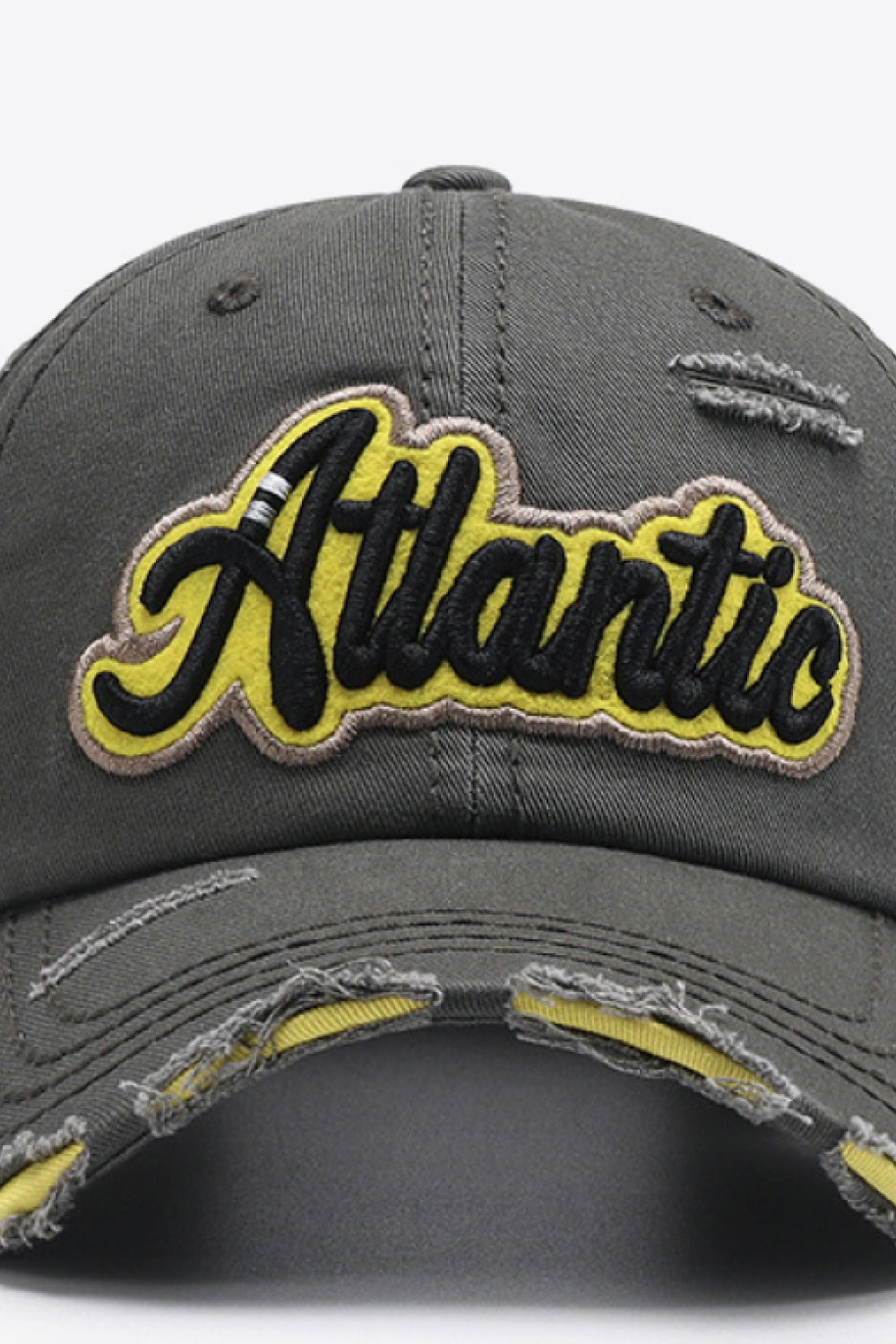 ATLANTIC Graphic Distressed Baseball Cap - AllIn Computer